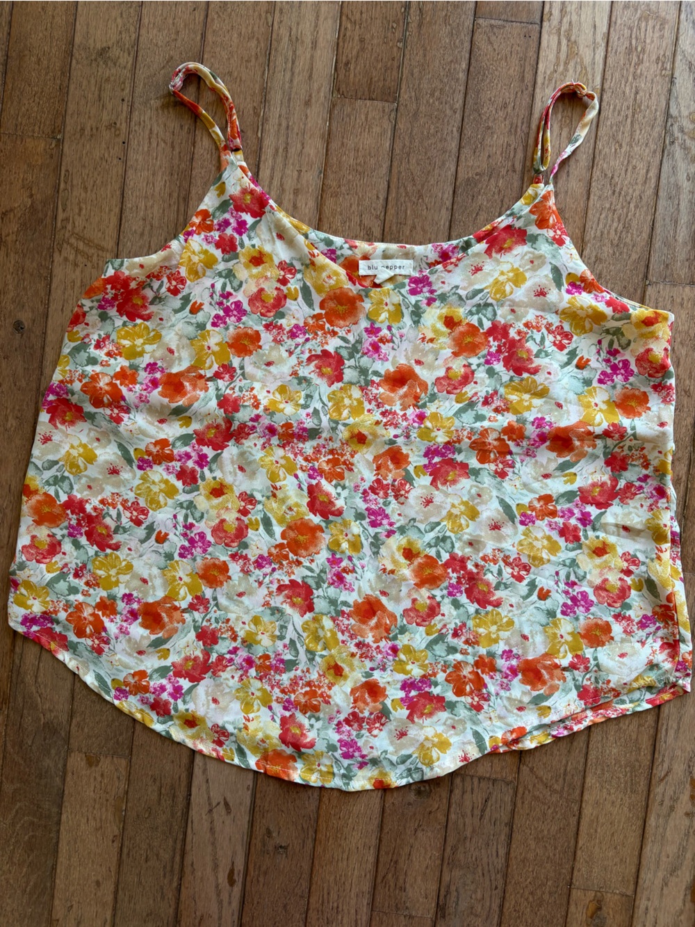 Womens blu pepper tank top size L